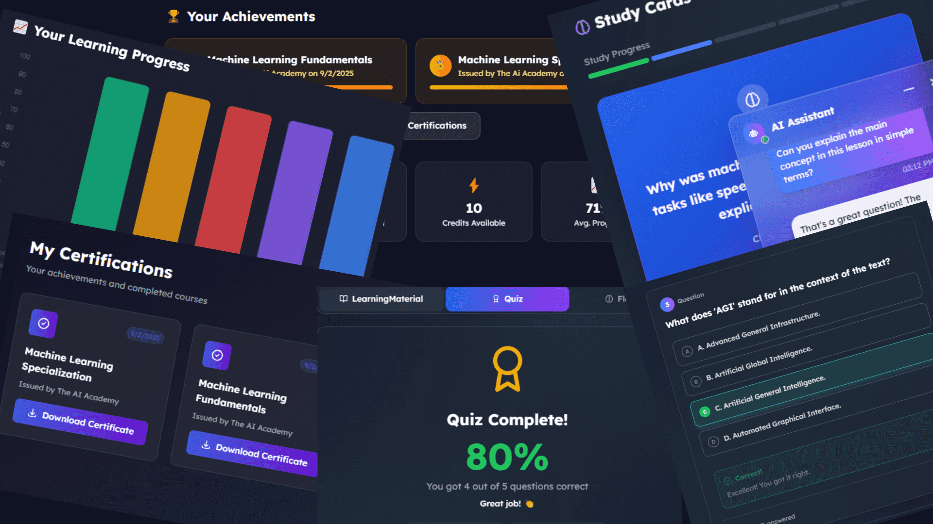 E-commerce platform dashboard interface